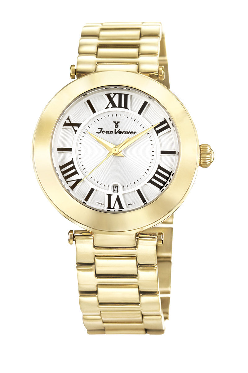Relógio de Pulso Jean Vernier Dourado JV06855
