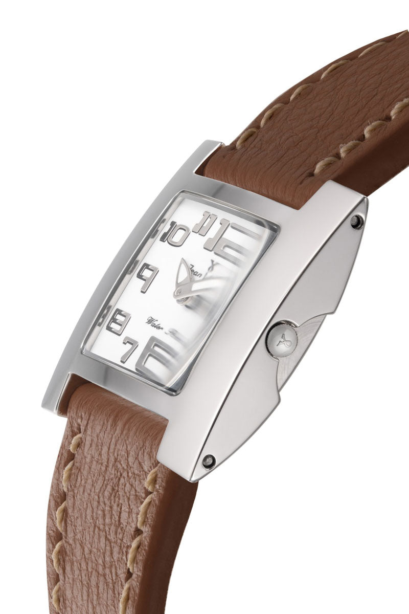Relógio de Pulso Jean Vernier Couro Marrom JV02221C - Imagem 2