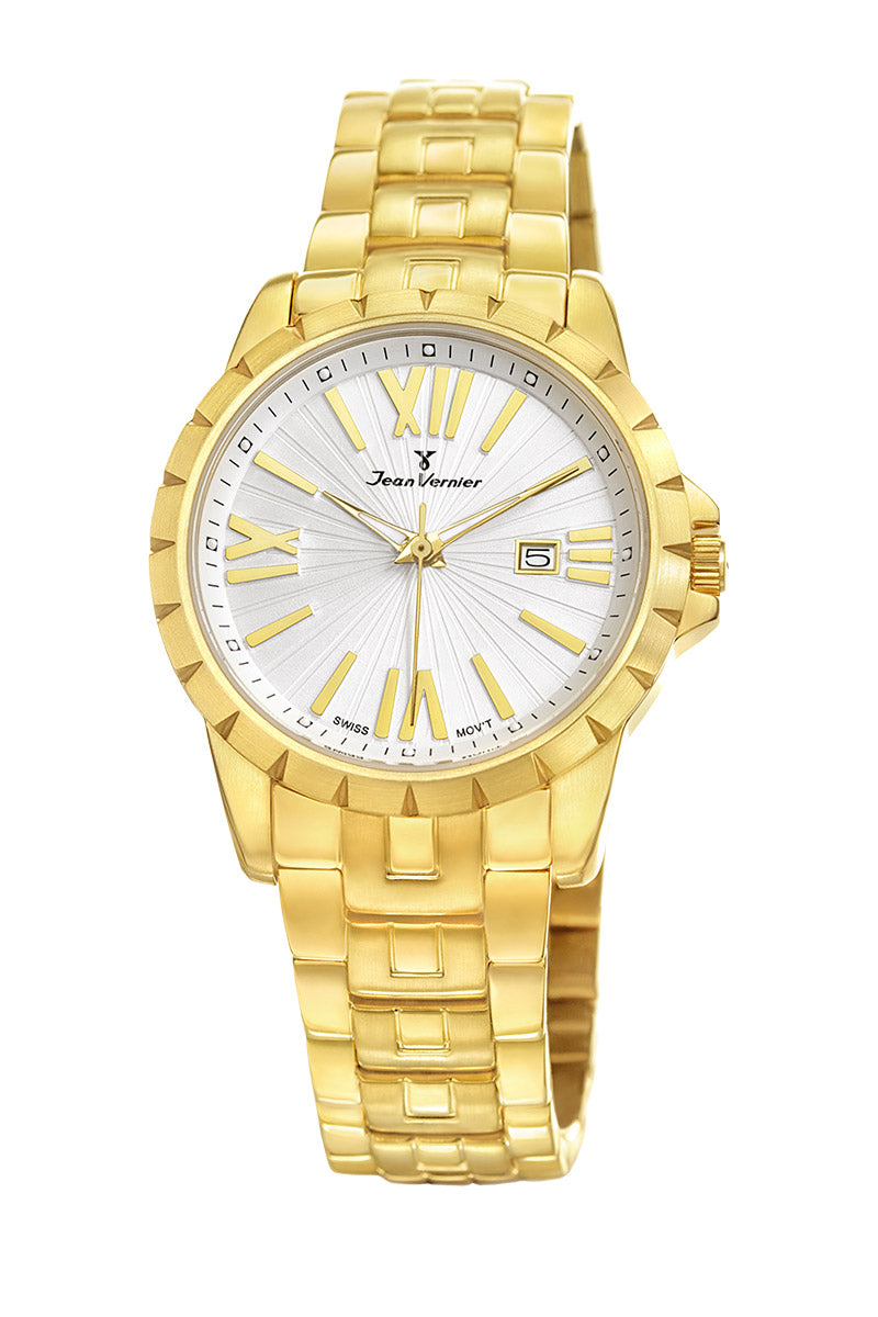Relógio de Pulso Jean Vernier Dourado JV01332