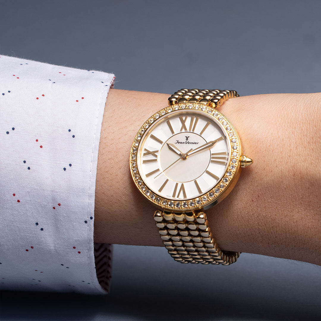 Relógio de Pulso Jean Vernier Feminino Rosé JV01322 - Imagem 2