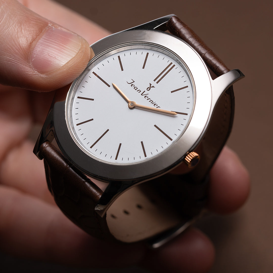 Relógio de Pulso Jean Vernier Marrom JV04476 - Imagem 2