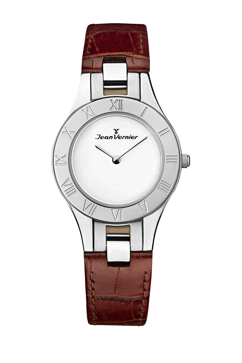 Relógio de Pulso Jean Vernier Marrom JV07303B