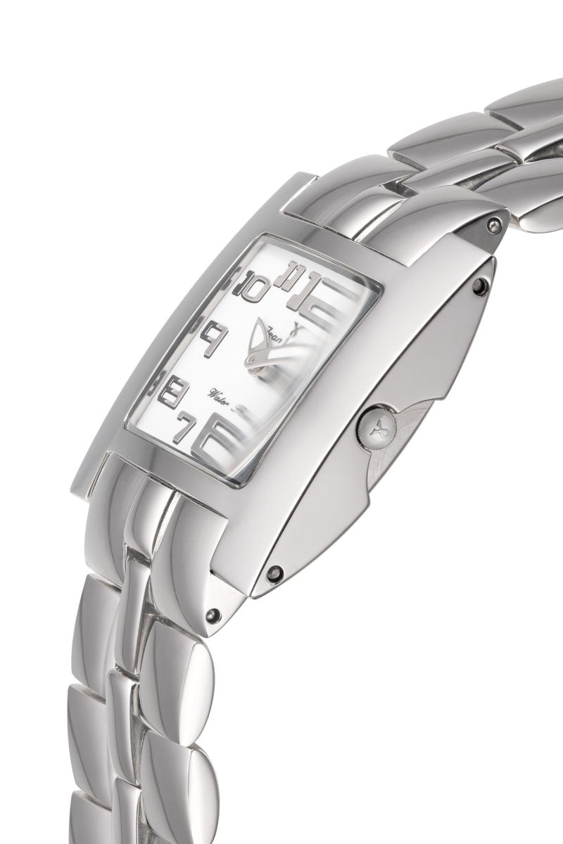 Relógio de Pulso Jean Vernier Prateado JV02221A - Imagem 2