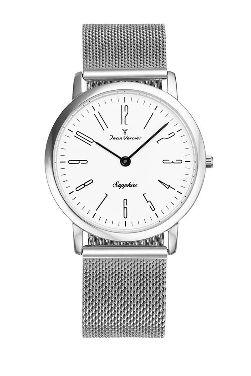 Relógio de Pulso Jean Vernier Prateado JV03322-15