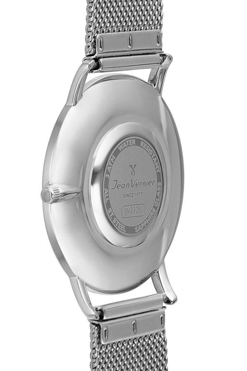 Relógio de Pulso Jean Vernier Prateado JV03324-15 - Imagem 4
