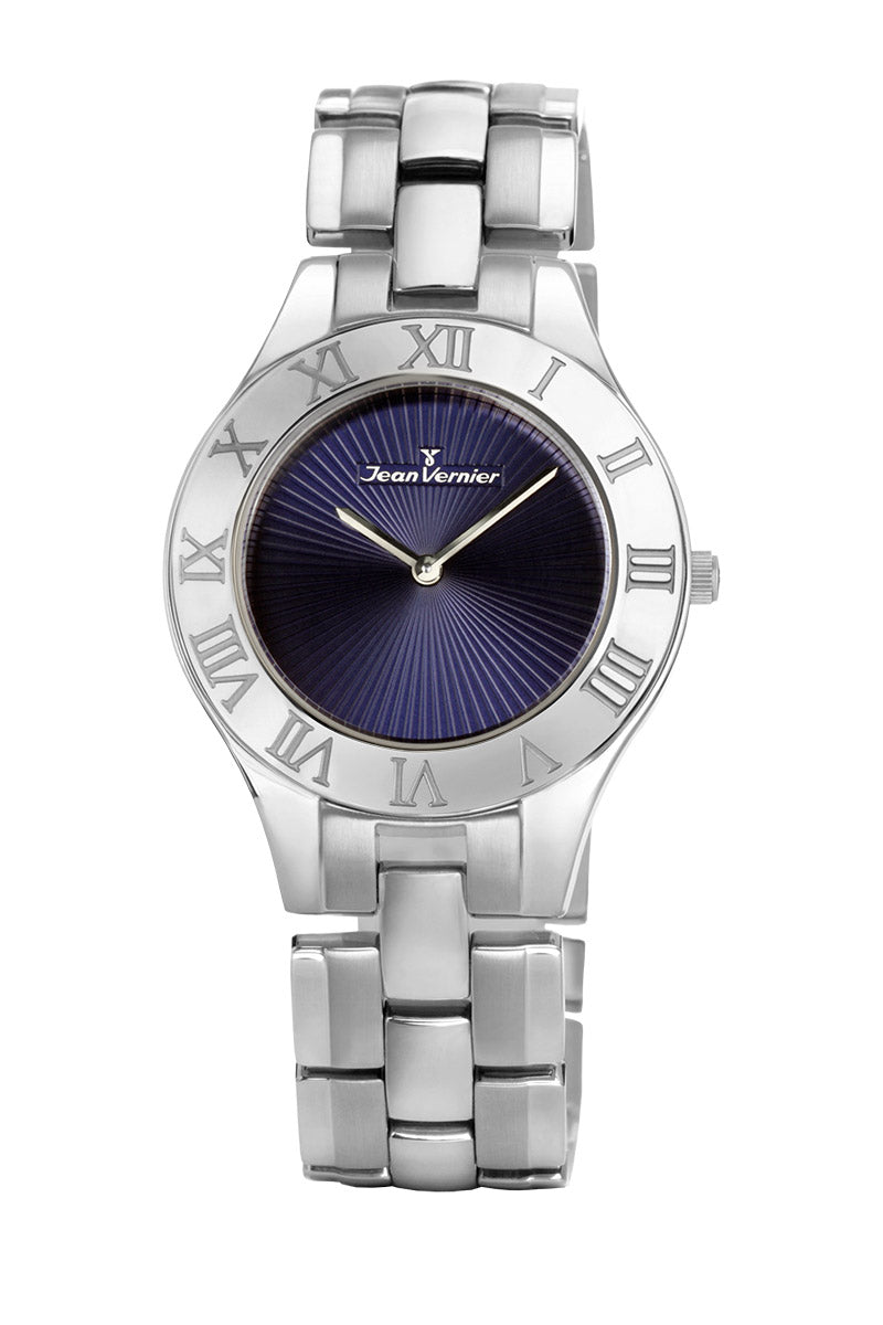 Relógio de Pulso Jean Vernier Prateado JV03670