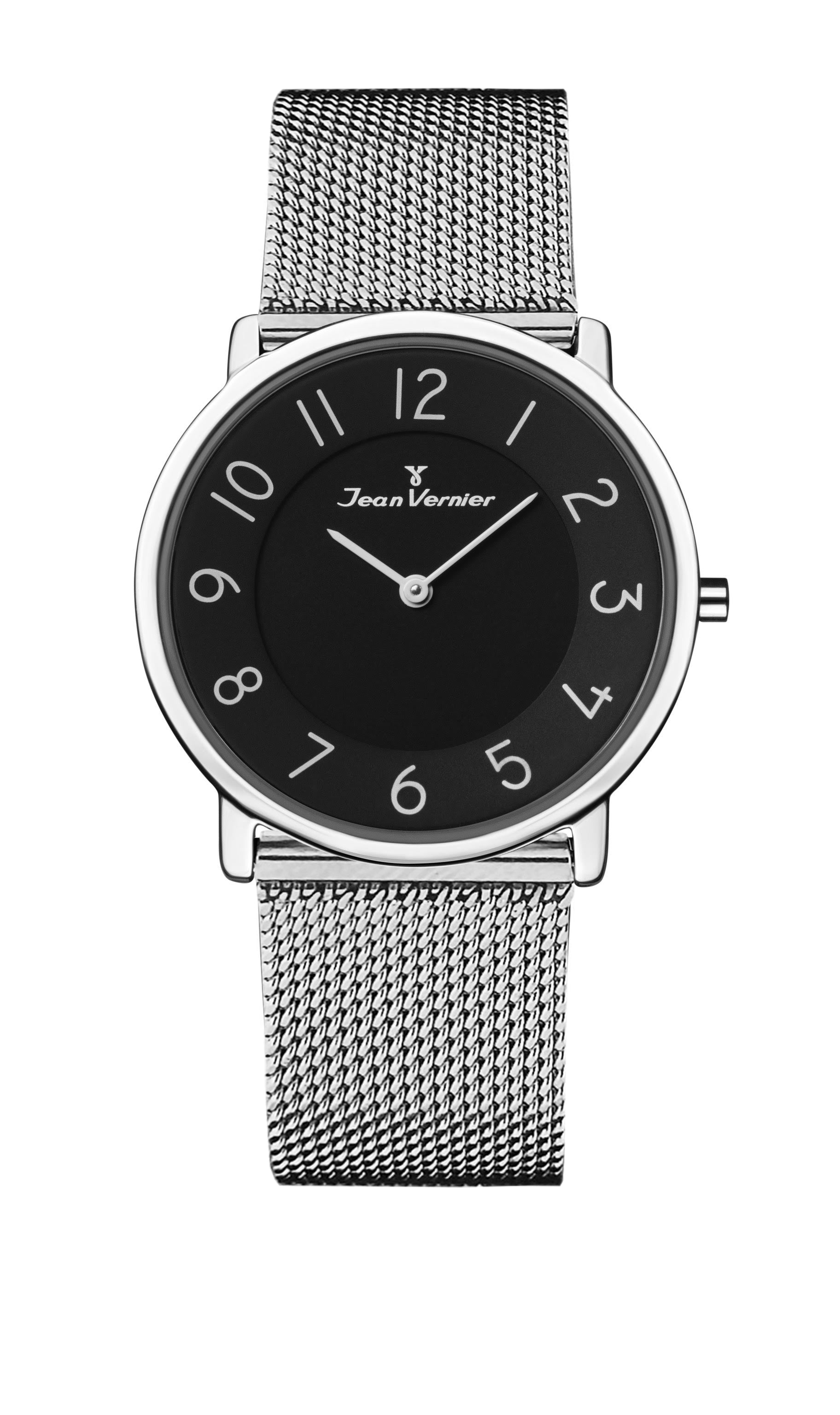 Relógio de Pulso Jean Vernier Prateado JV35676AP