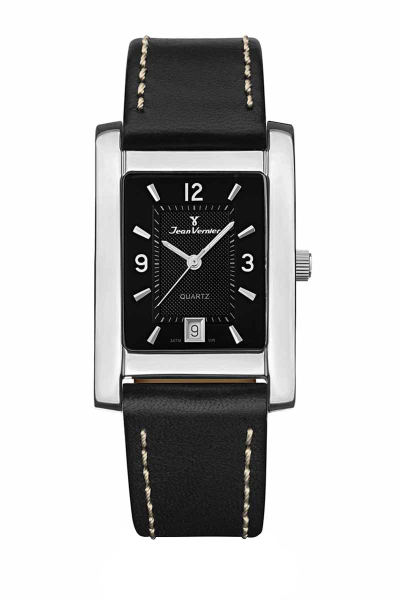 Relógio de Pulso Jean Vernier Preto JV00267P