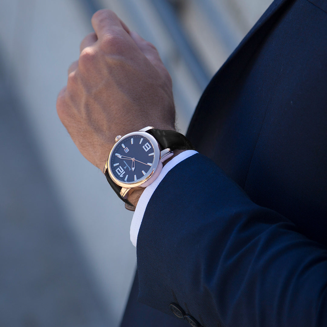 Relógio de Pulso Jean Vernier Preto JV01140 - Imagem 3