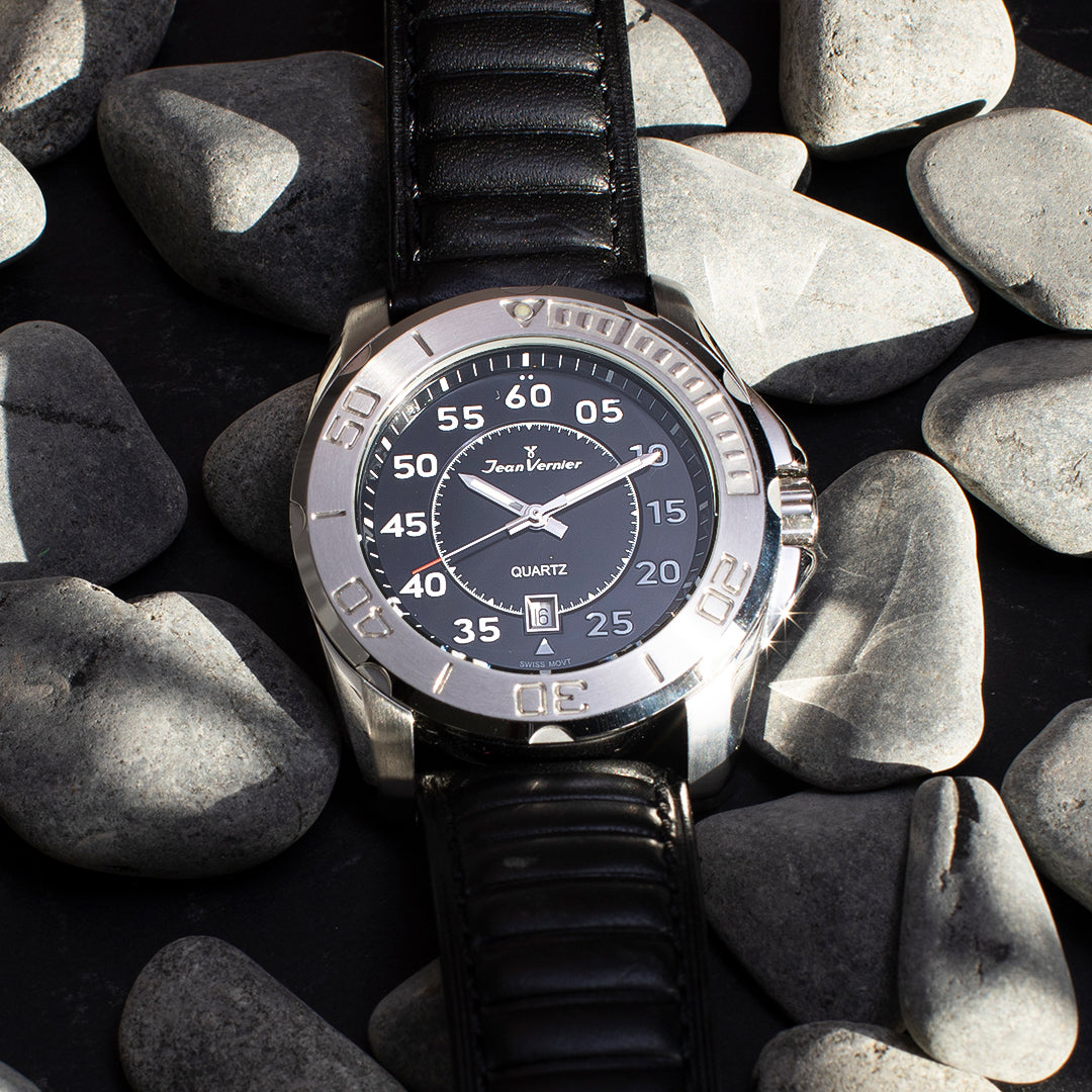 Relógio de Pulso Jean Vernier Preto JV61211P - Imagem 4
