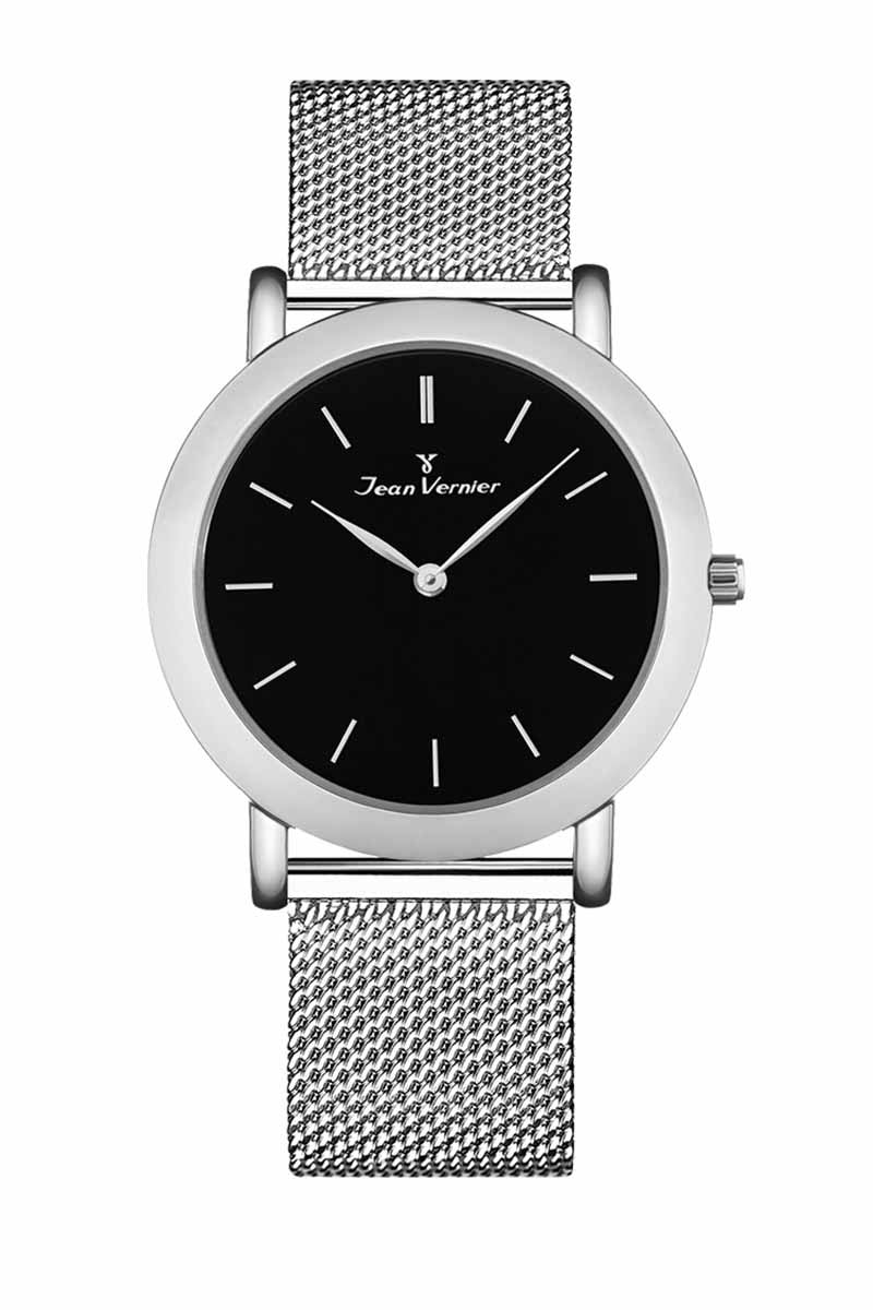 Relógio de Pulso Jean Vernier Pulseira Aço Prateado JV13653AP