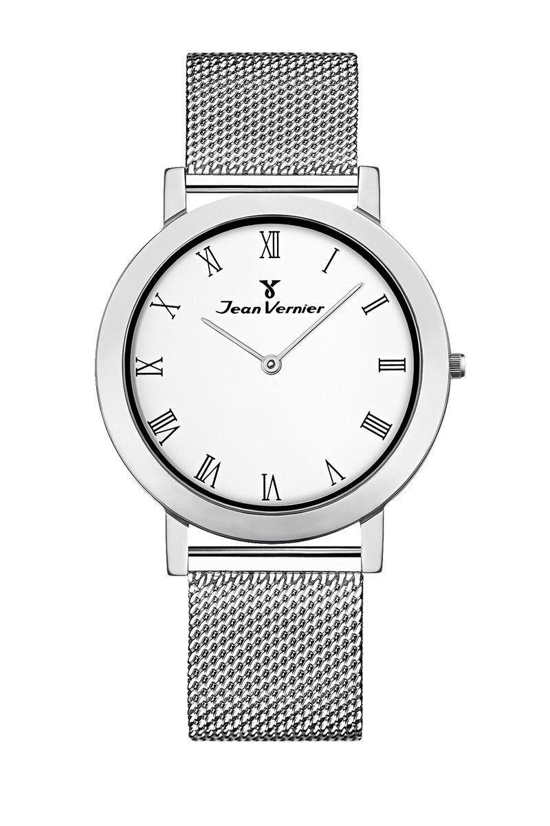 Relógio Jean Vernier Aço Inoxidável  Caixa Slim Social JV00050A