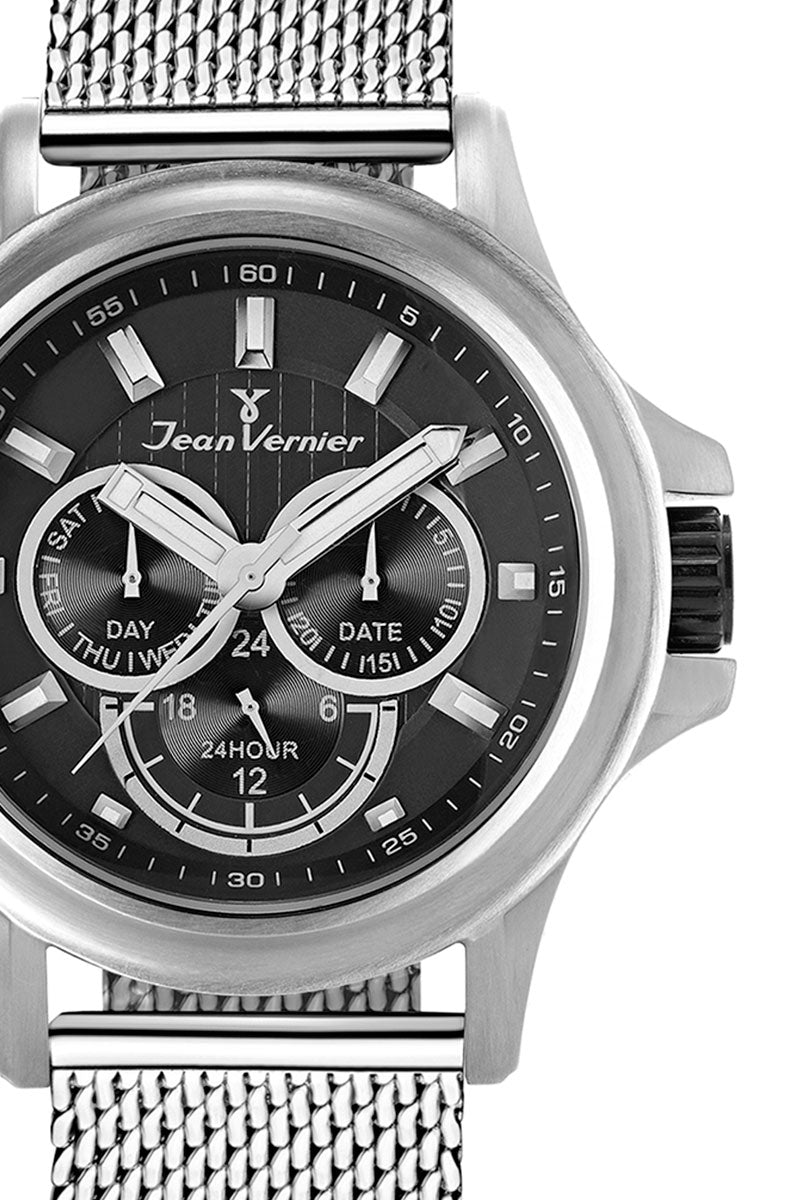 Relógio Jean Vernier Aço Inoxidável Calendário JV00061A - Imagem 2