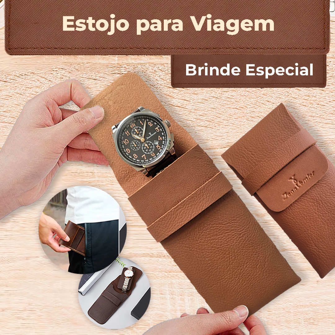 Relógio Jean Vernier Aço Inoxidável Suíço JV01253 - Imagem 2