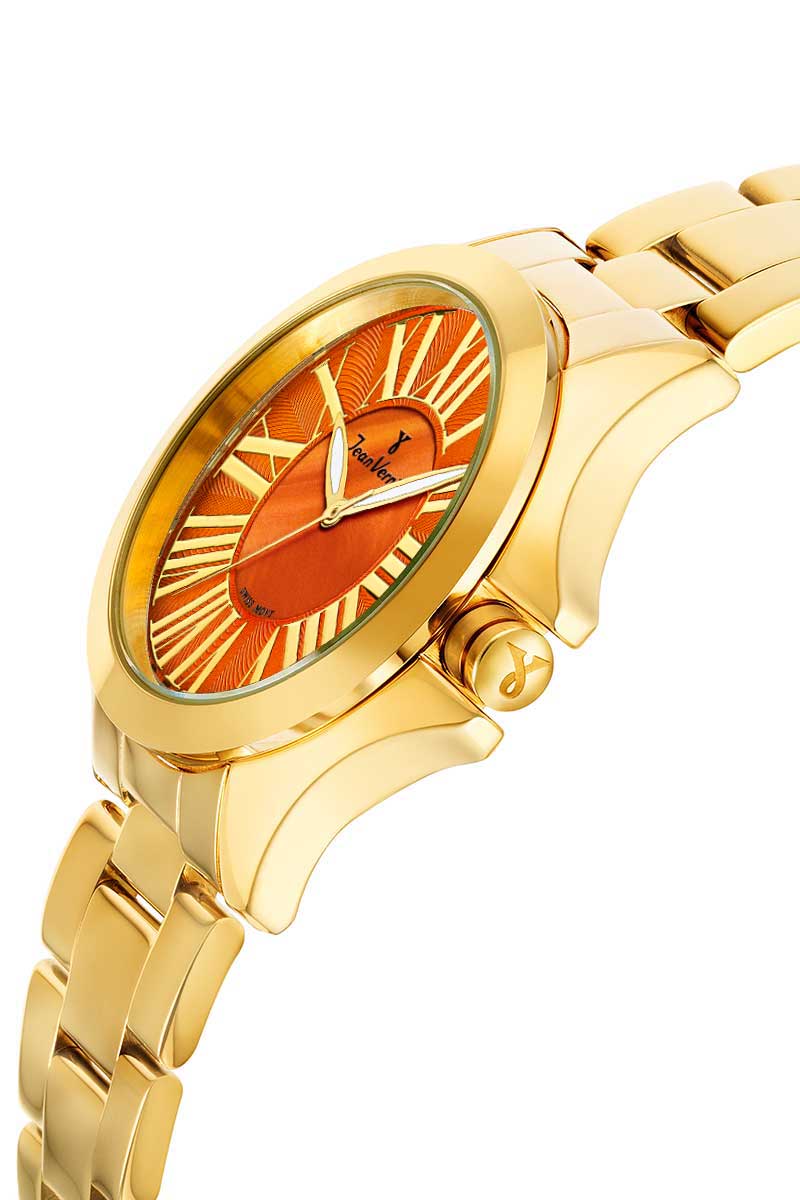 Relógio Jean Vernier Dourado Feminino Movimento Suíço 10ATM - JV011271 - Imagem 2