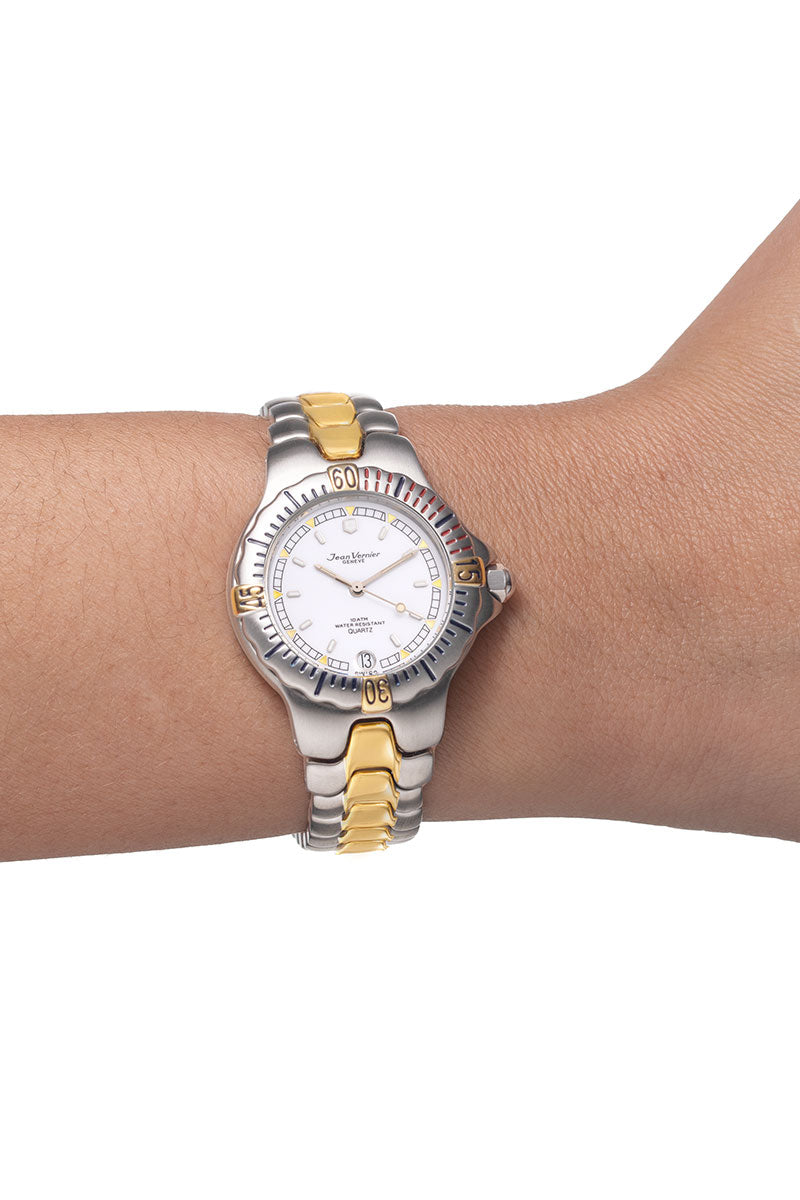 Relógio Jean Vernier Feminino Bicolor Suíço JV15301L - Imagem 3