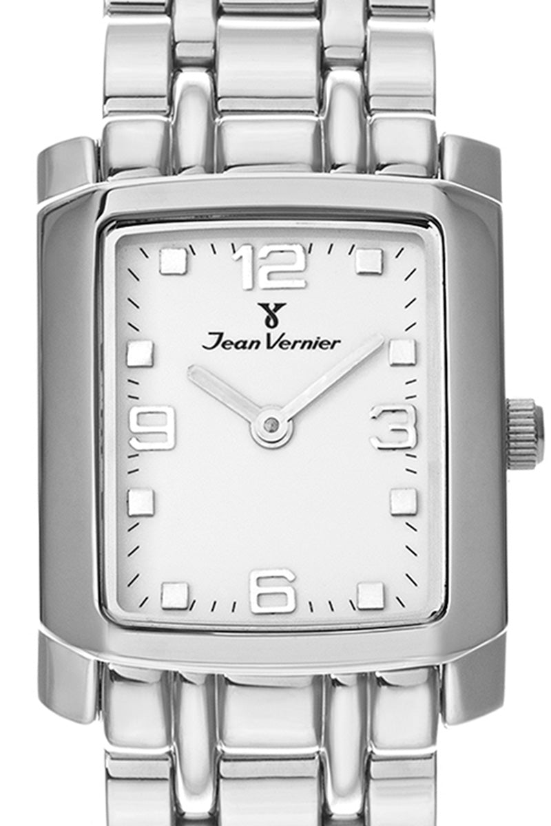 Relógio Jean Vernier Feminino Prateado Movimento Suíço JV04953l - Imagem 2