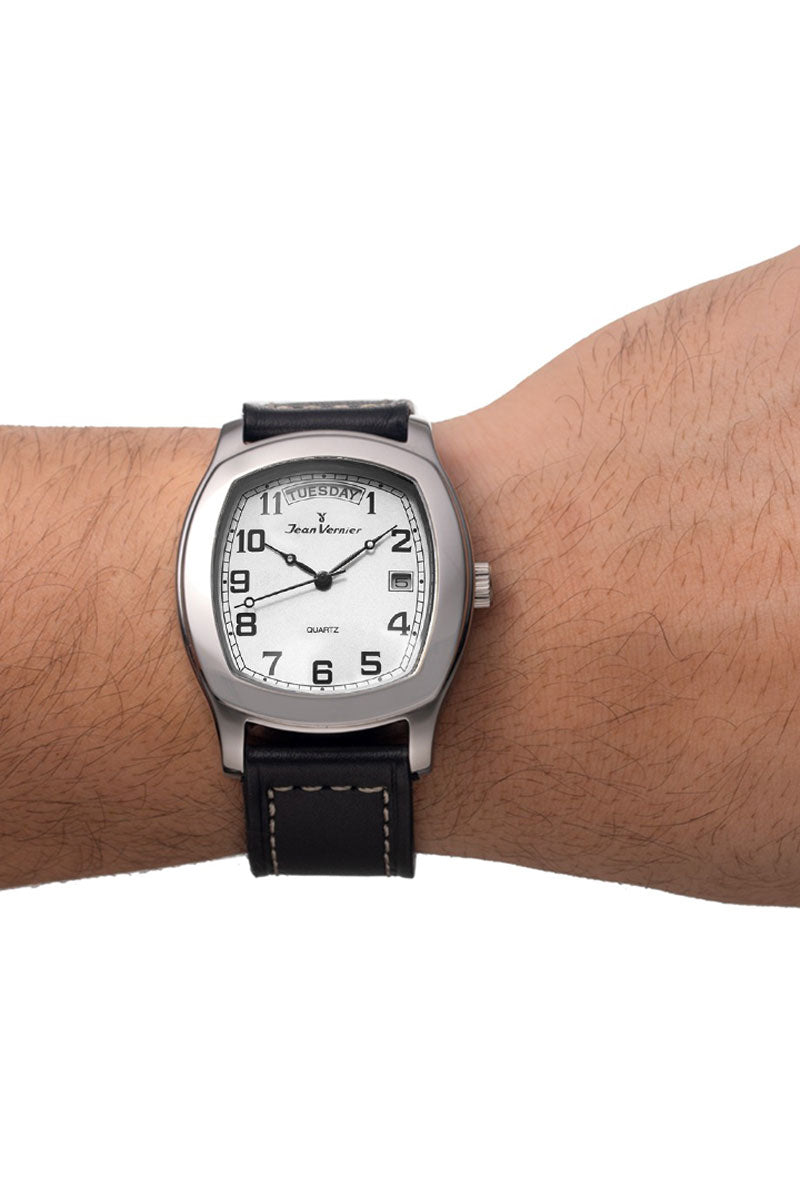 Relógio Jean Vernier Masculino Calendário JV02308B - Imagem 2