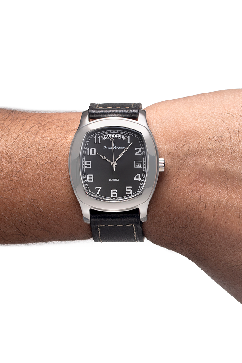 Relógio Jean Vernier Masculino Calendário JV02308P - Imagem 2