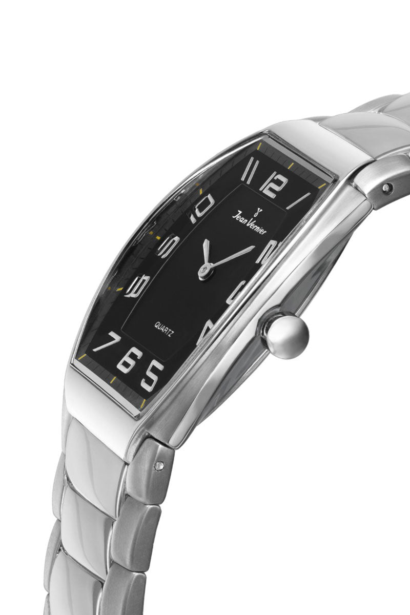 Relógio Jean Vernier Prateado Retangular JV06275P - Imagem 2