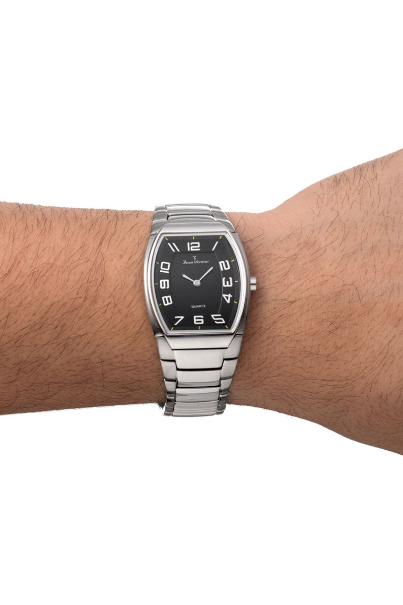 Relógio Jean Vernier Prateado Retangular JV06275P - Imagem 3