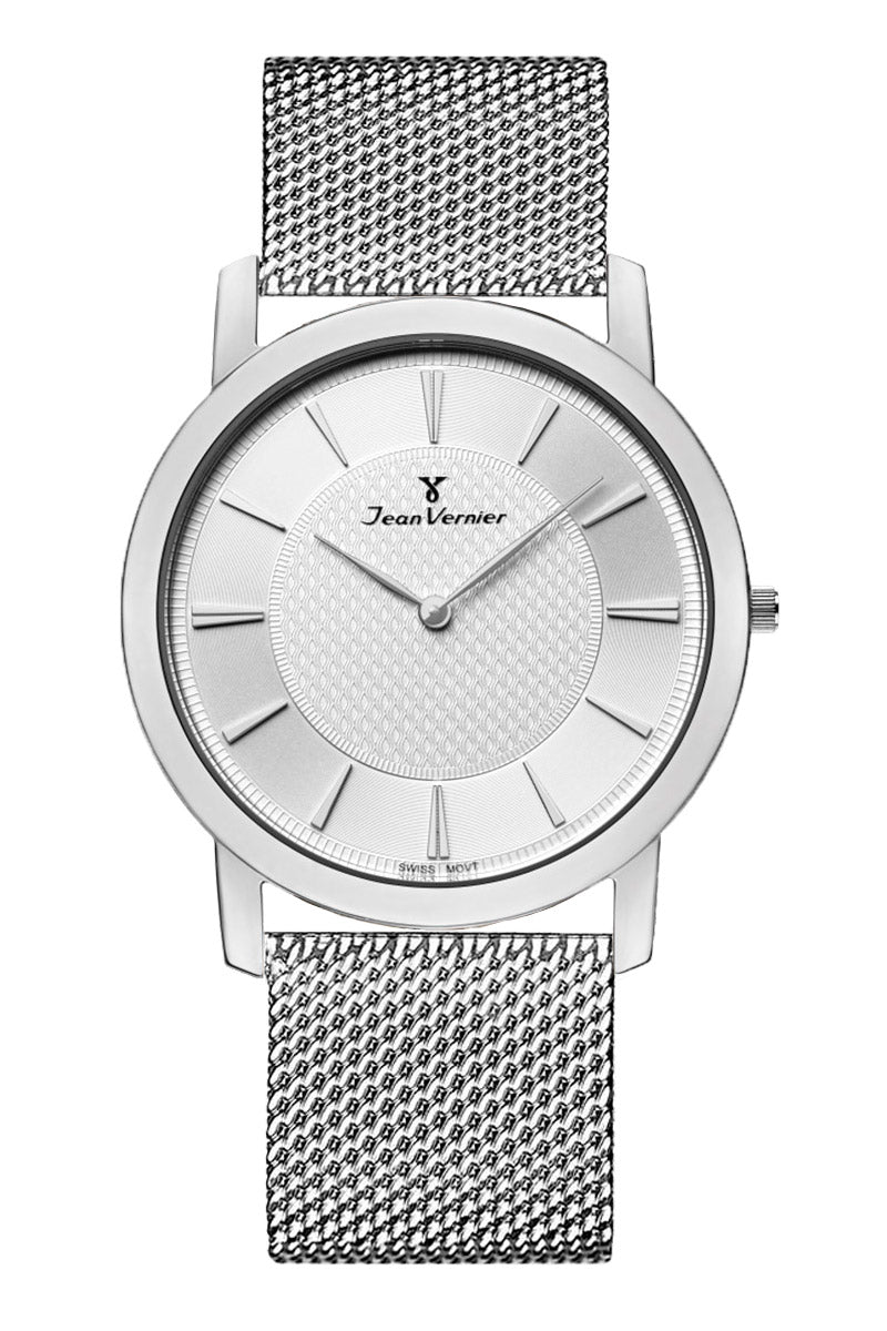 Relógio Jean Vernier Pulseira Aço Inoxidável JV00333-15