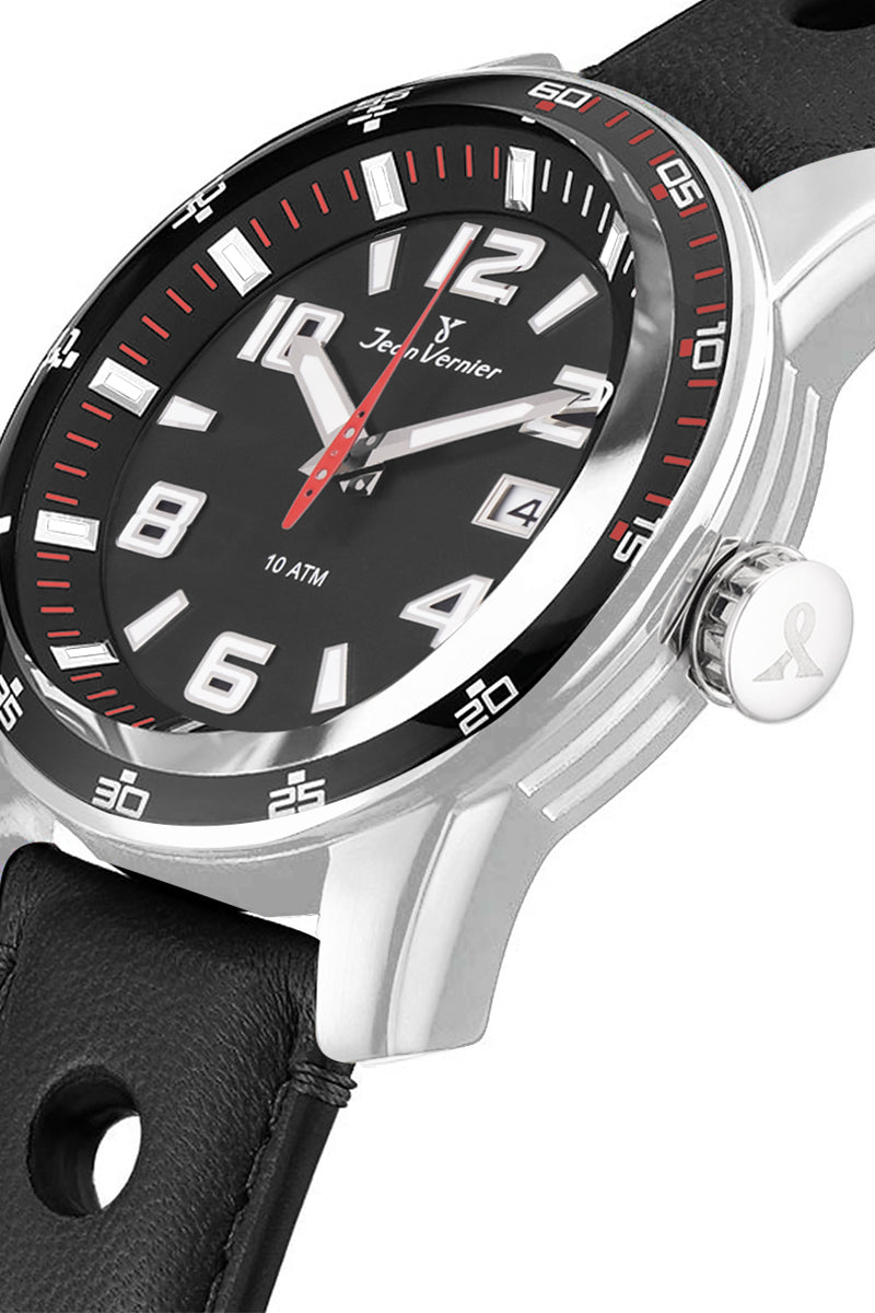 Relógio Jean Vernier Pulseira Original Calendário Masculino 10ATM  JV005197 - Imagem 2