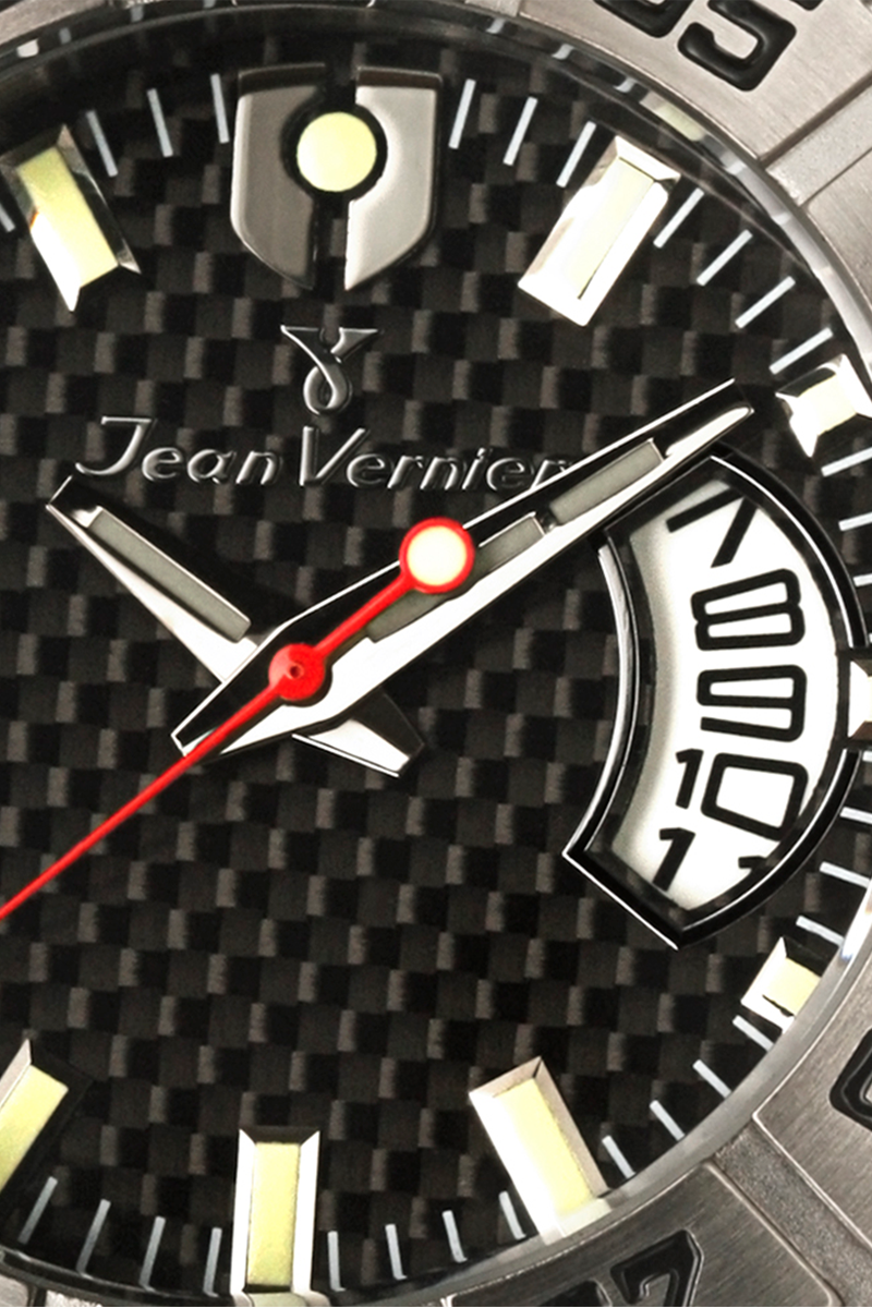 Relógio Jean Vernier Pulseira Silicone Preto JV00445 - Imagem 2