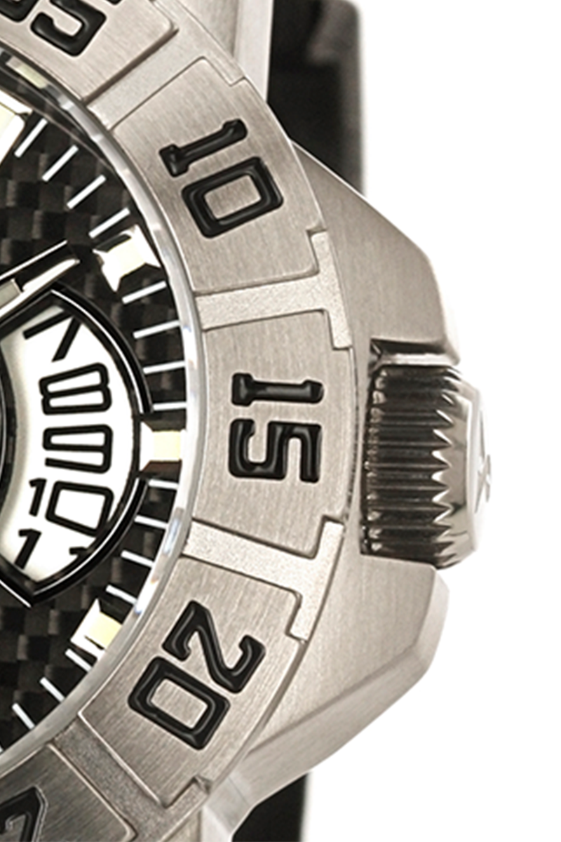 Relógio Jean Vernier Pulseira Silicone Preto JV00445 - Imagem 3